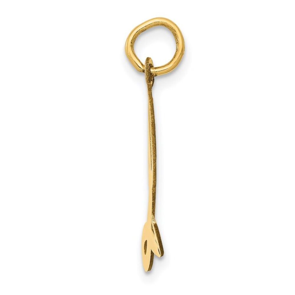 Kazi Luxury 14k Yellow Gold Large Script Letter L… - image 2